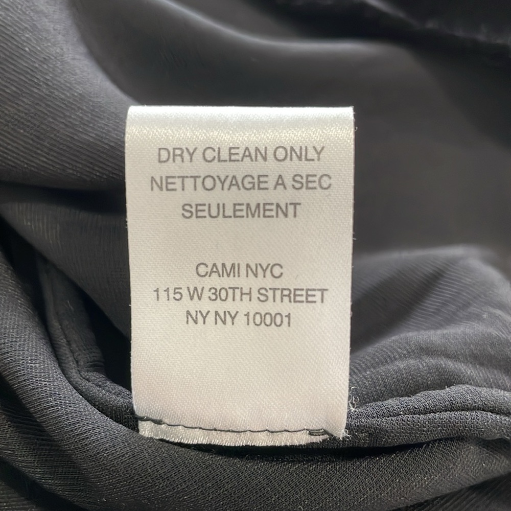 NWOT CAMI NYC Black Velvet and Lace Cami. Size M - Picture 9 of 9